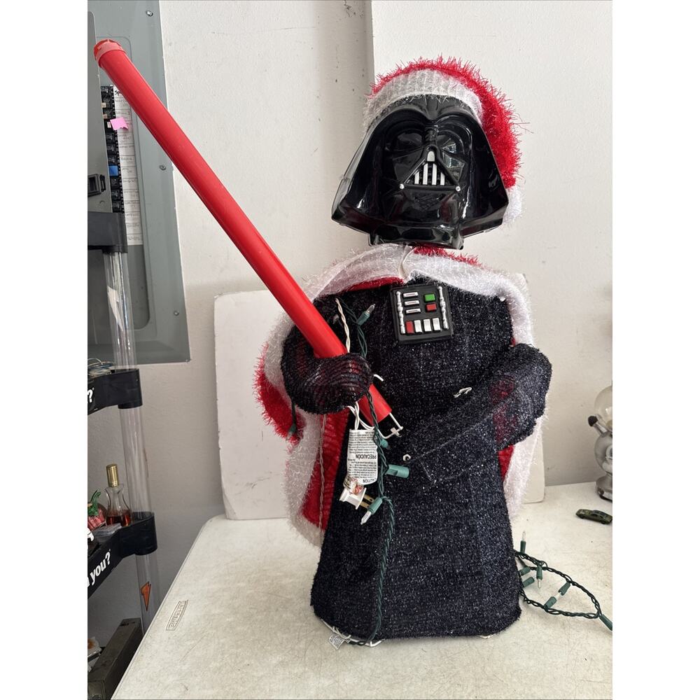 Star Wars Darth Vader 28" Lucas Film Christmas 13 Light Decor WORKING Kurt Adler